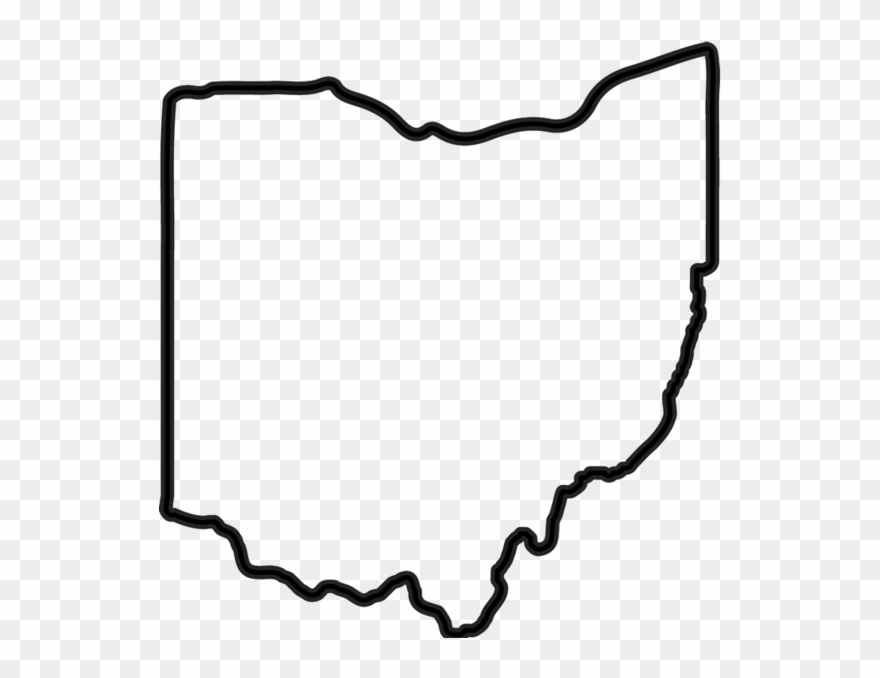 State Rubber Stamps Page 2 Stamptopia Indiana Silhouette - Ohio Outline Transparent Background Clipart