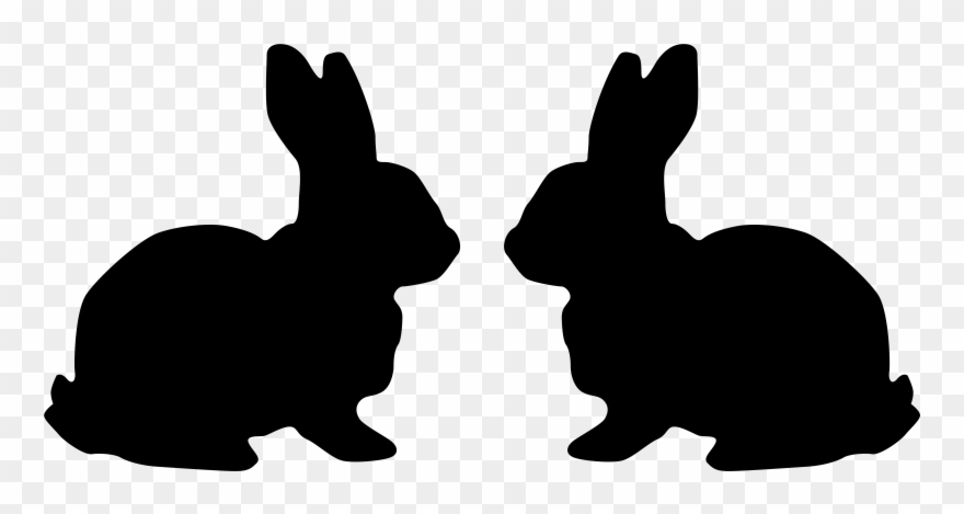 Clipart Silhouette Rabbit 2003 Ford F150 Wiring Diagrams - Alice In Wonderland Rabbit Silhouette - Png Download