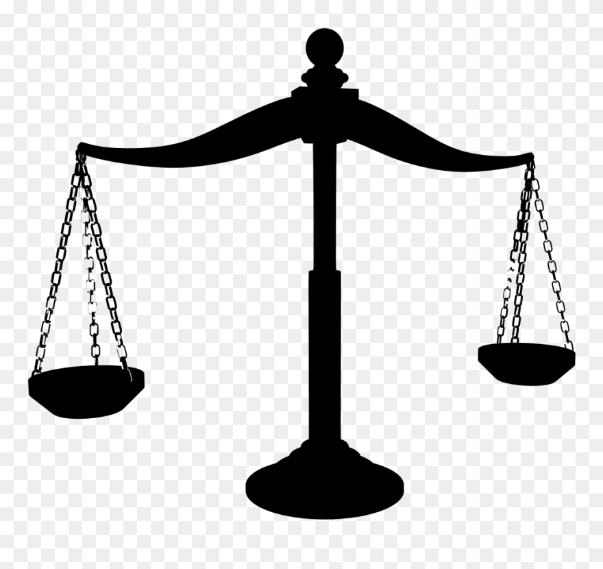 Computer Icons Legal System Measuring Scales Download - Scales Of Justice Silhouette Clipart