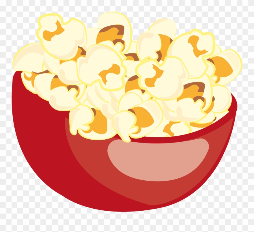 Single Popcorn Clipart - Png Download