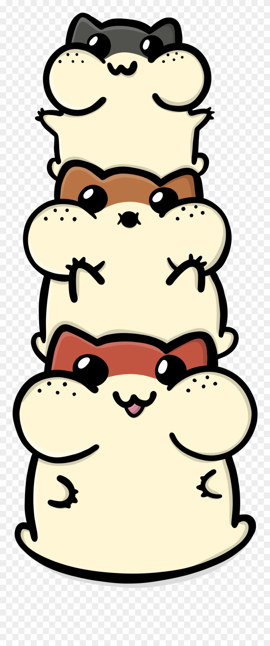 Hamster Tower 2n - Hamster Clipart