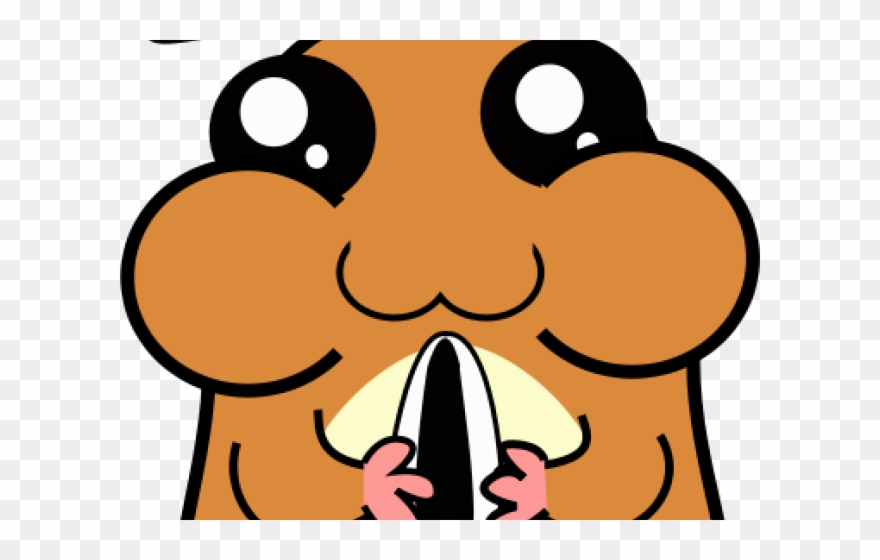 Hamster Black And White Clipart - Png Download