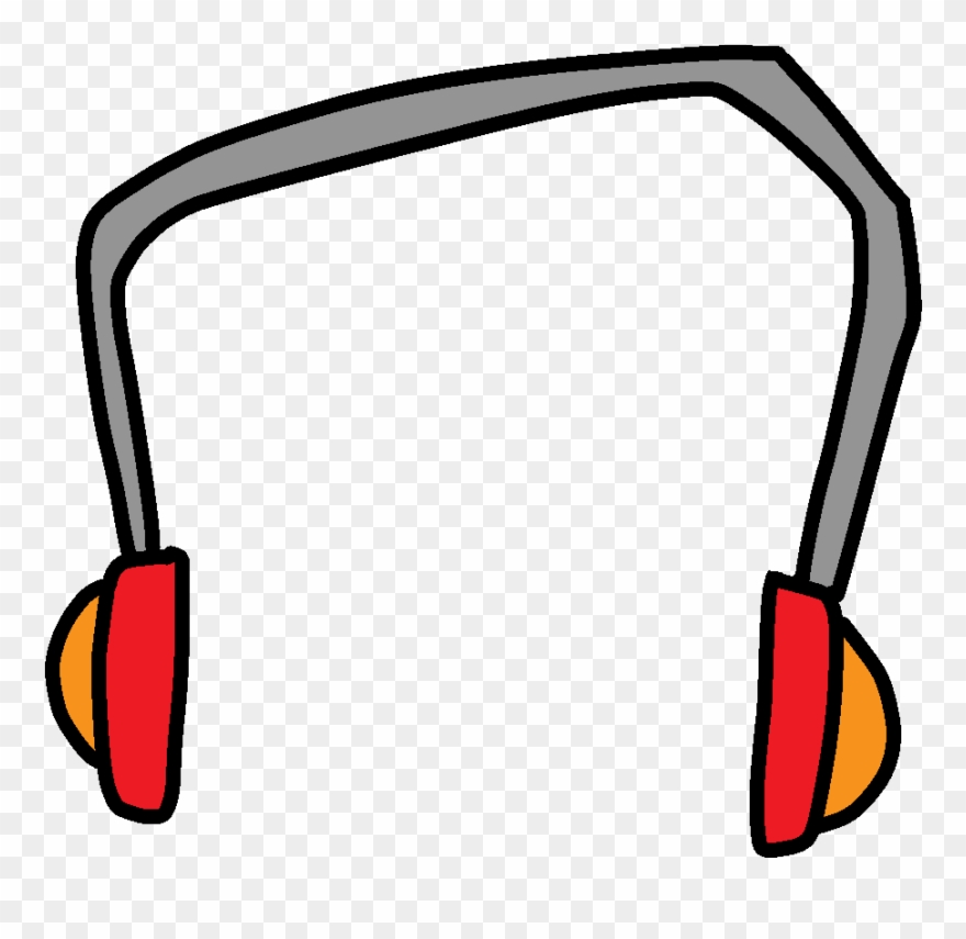 Headphones - Robotic Head Phones Png Clipart