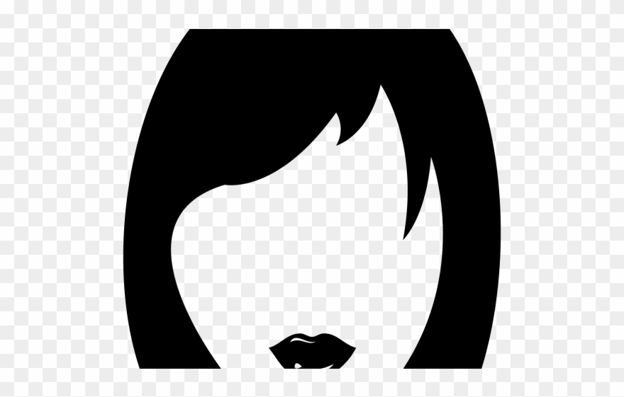 Haircut Clipart Woman Hair - Png Download