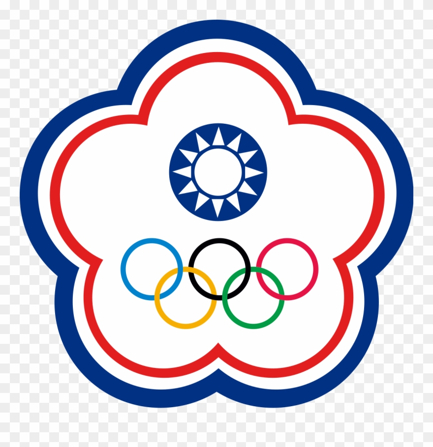 Chinese Taipei Olympic Flag Clipart