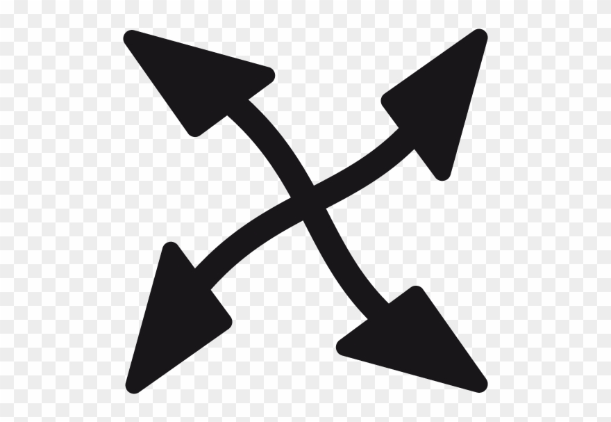 4 Way Stretch - Triangle Clipart