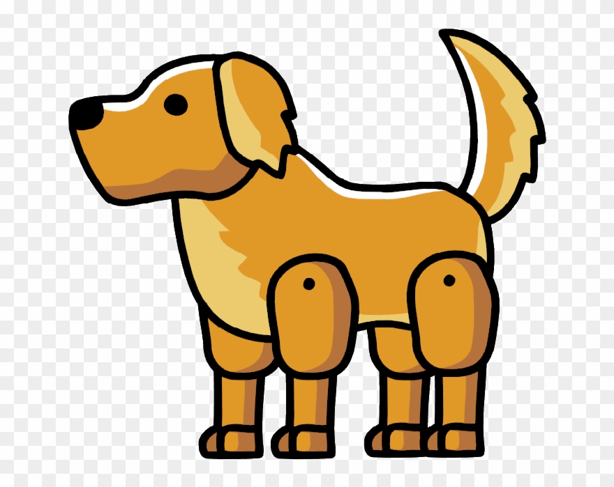 Golden Retriever - Golden Retriever Cartoon Png Clipart