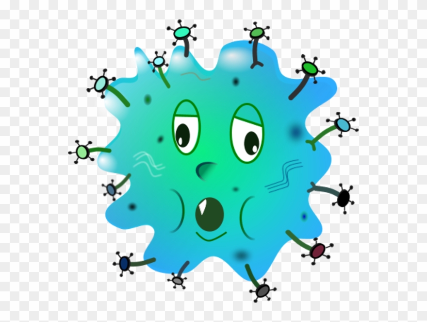 Svg Free Stock Disease Clipart Germ - Flash Cards Of Communicable Disease - Png Download