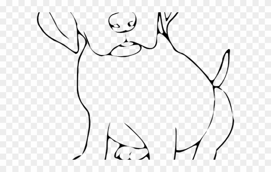 Puppy Clipart Golden Retriever Puppy - Cute Animals Black And White Png Transparent Png