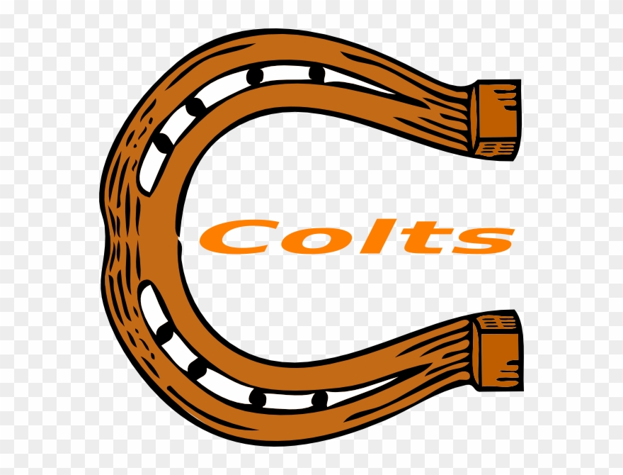 Colts Clip Art Vector Online Royalty Free & Public - Horseshoe Clip Art - Png Download