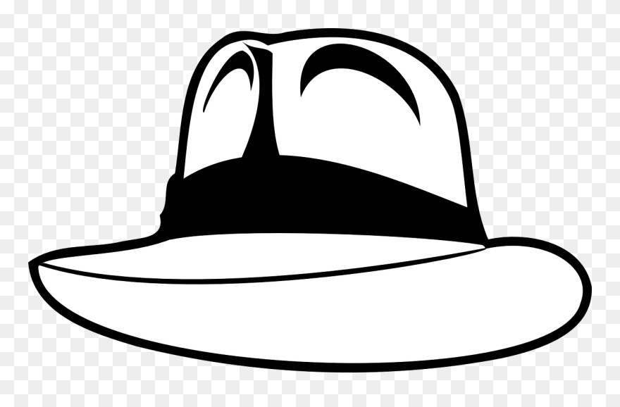 Straw Hat Clipart Topi - White Hat Hacker Png Transparent Png