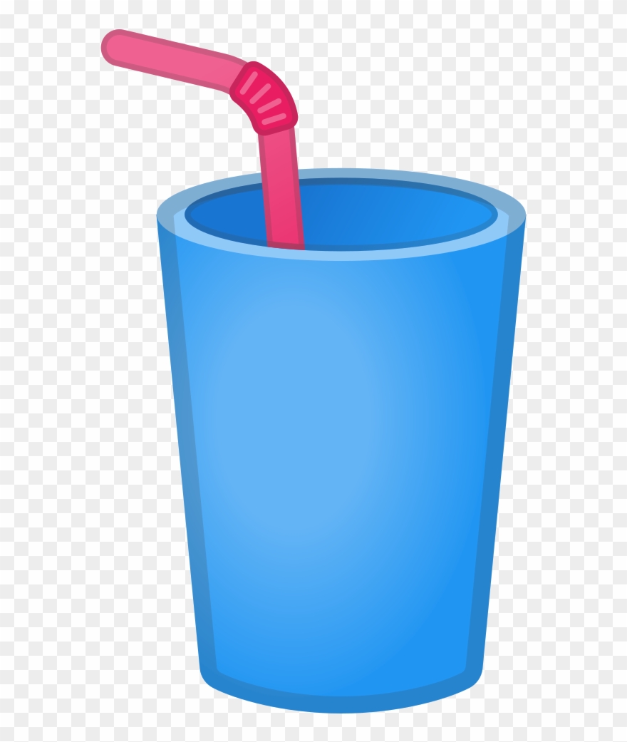 Banner Freeuse Download Cup With Straw Icon - Cup With Straw Emoji Clipart
