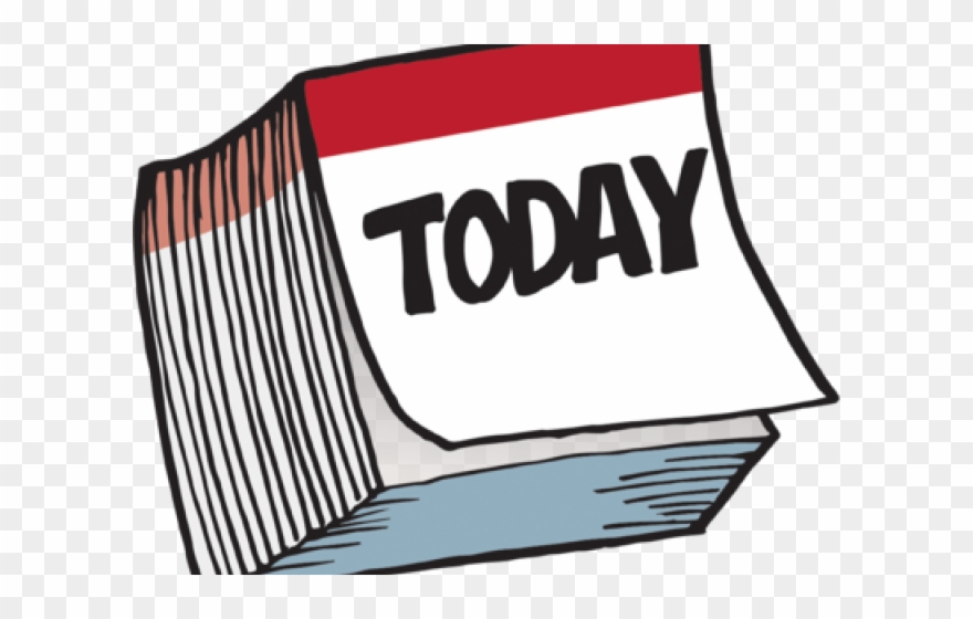 Date Clipart Today's - Clip Art - Png Download