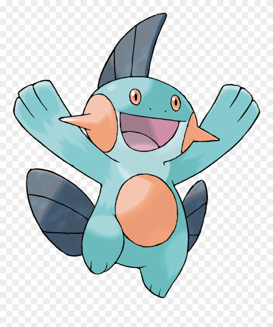 Marshtomp Sugimori Artwork - Pokemon Marshtomp Clipart