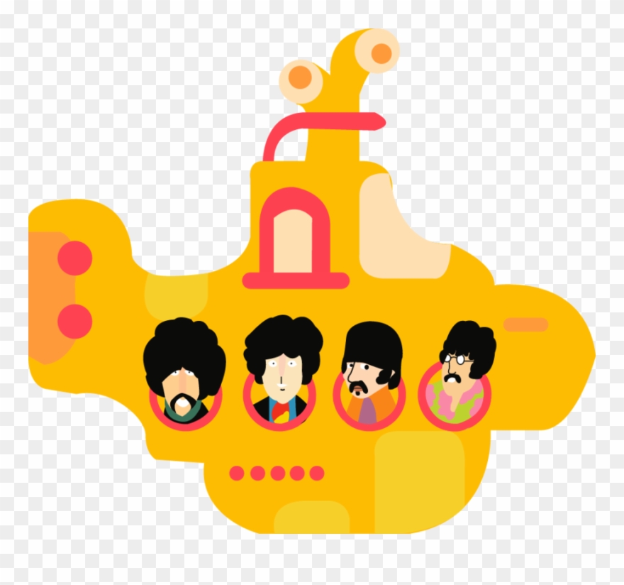 The Pinterest And Art Svg Stock - Beatles Vector Yellow Submarine Clipart