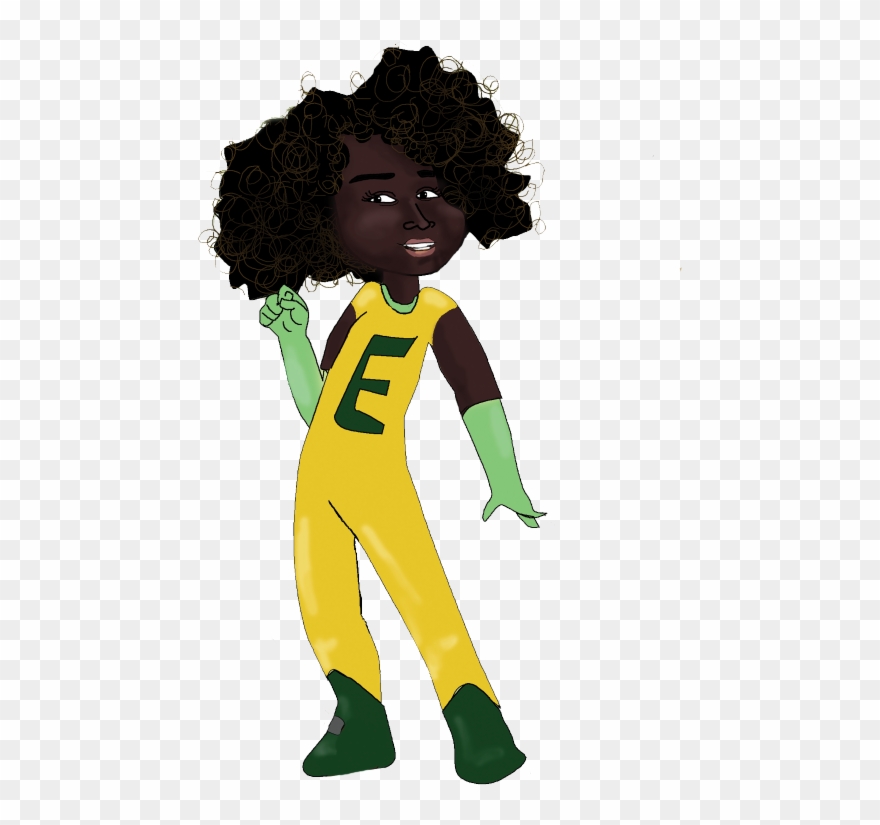 That Hates Her Dark Skin - Cartoon Clipart