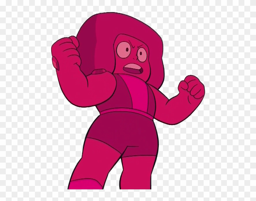 When Gems Of The Same Type Fuse They Become A Bigger - Steven Universe Mega Ruby Clipart