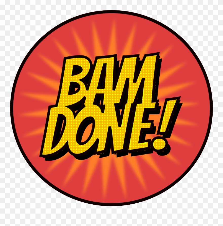 Bam Done Logo - 742166 Clipart