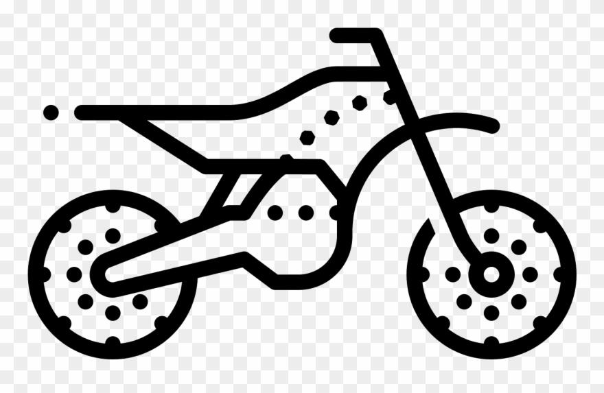 Dirt Bike Icon Clipart