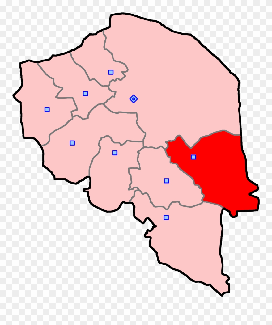 Bam Constituency - Map Clipart