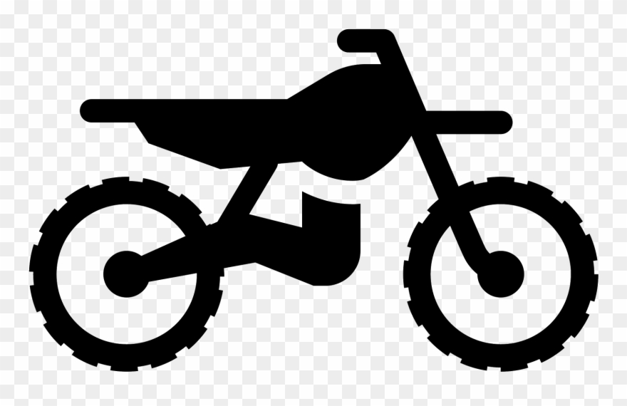 Dirt Bike Filled Icon - Dirt Bike Icon Clipart