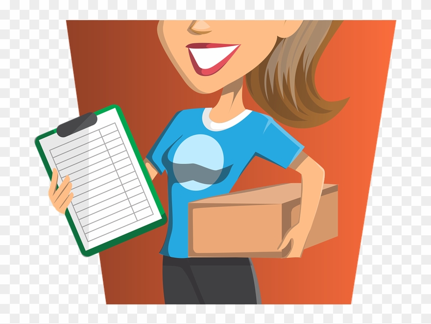 Secretary Clipart Extra Work - Coursier Voiture - Png Download