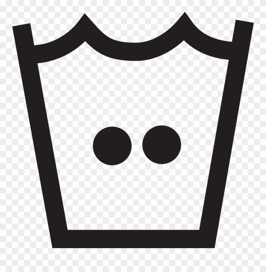 Warm Machine Wash Symbol Clipart