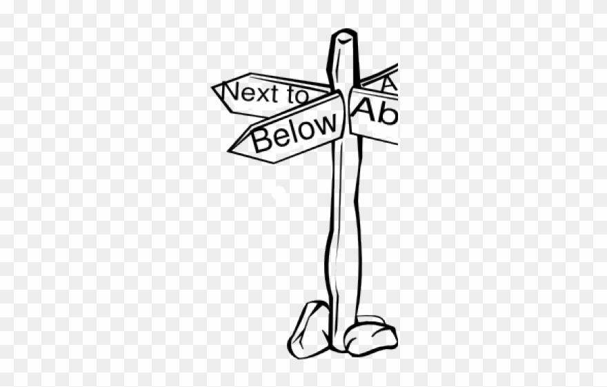Direction Clipart Clip Art - Cross Roads Sign - Png Download
