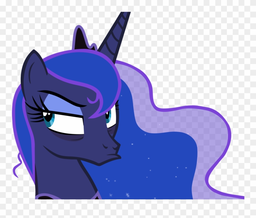 Collection Of Free Tired Vector Home - My Little Pony A Royal Problem Luna Vector Clipart