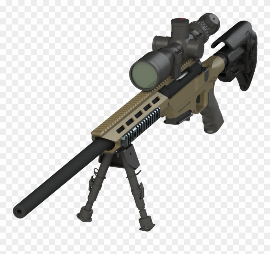 Gun Clipart Sniper - Sniper Png Transparent Png
