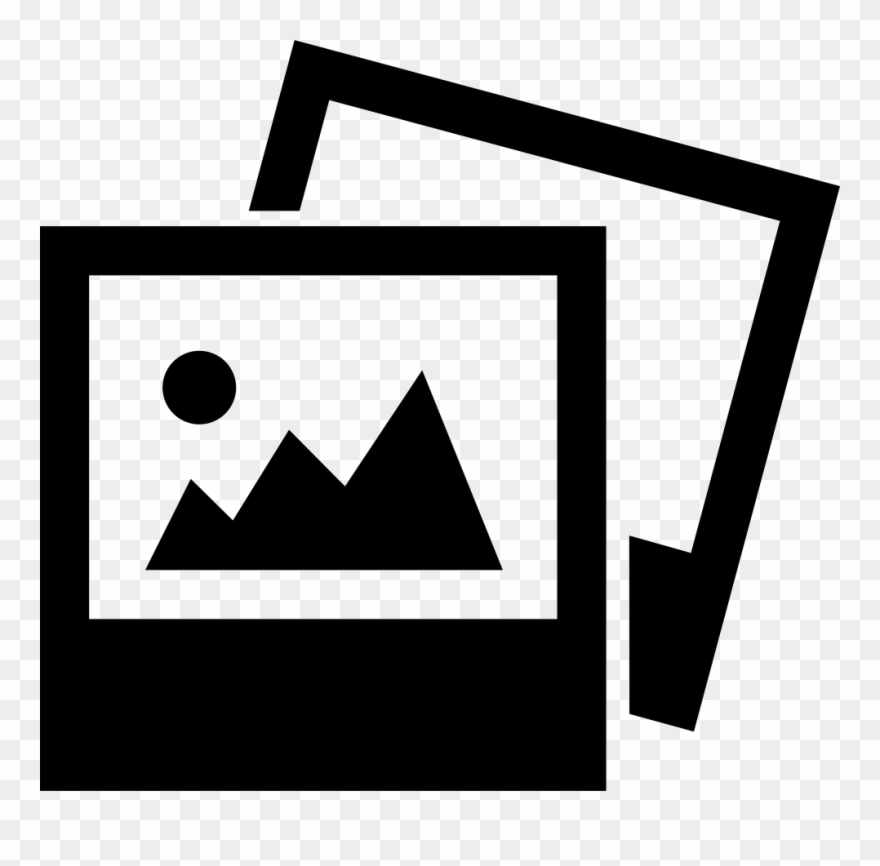 Pictures Images Photos Polaroid Comments - White Polaroid Icon Png Clipart