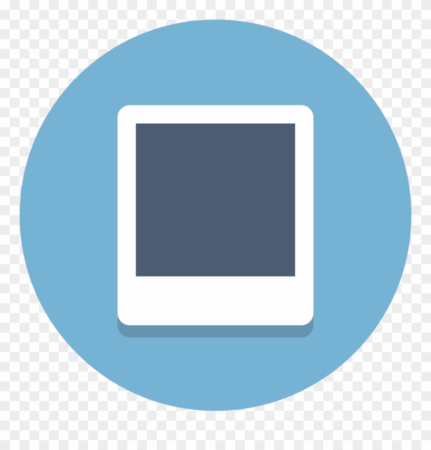 Open - Polaroid Png Flat Clipart