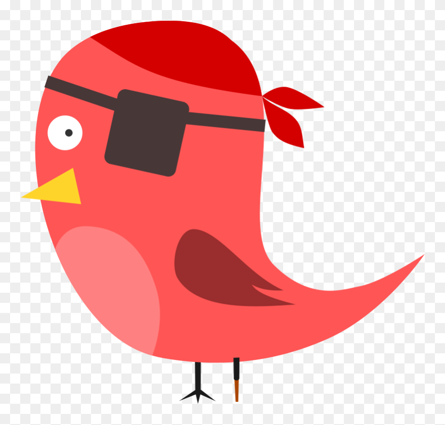 Eyepatch Piracy Drawing Computer Icons - Pirate Bird Clipart