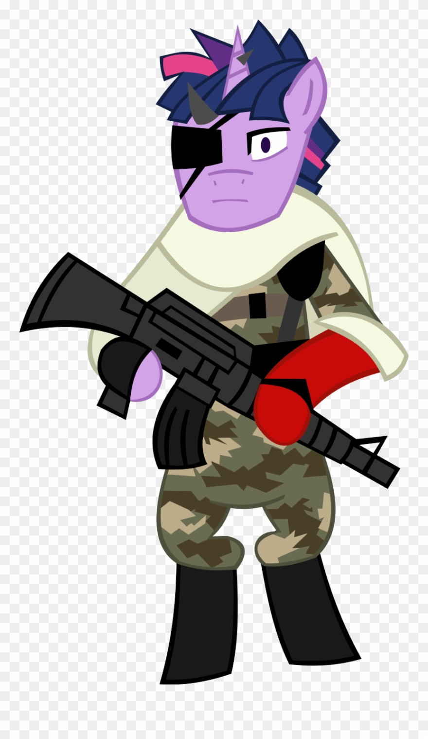 Big Boss Eyepatch Png Clip Free Stock - Hero Transparent Png