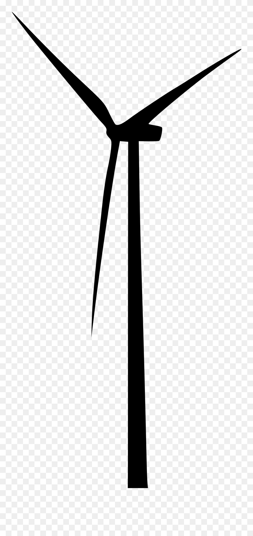File - Wind Turbine - Svg - Simple Wind Turbine Drawing Clipart