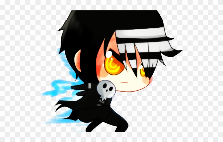 Png Death The Kid Soul Eater Chibi Clipart