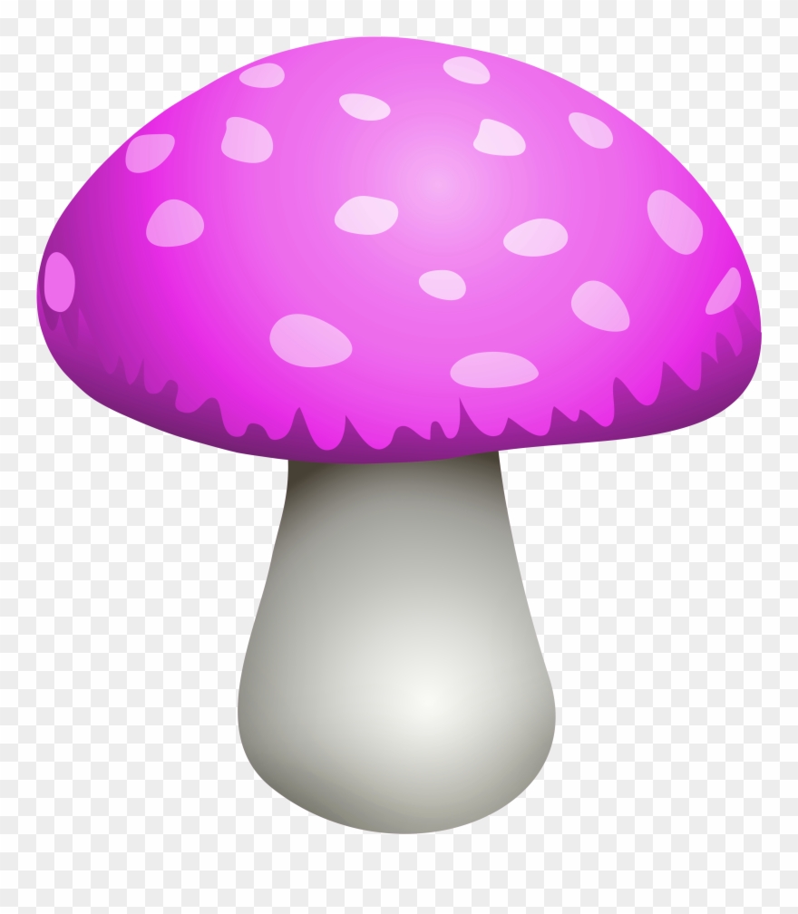 Pink Wind Cliparts - Purple Mushroom Png Transparent Png