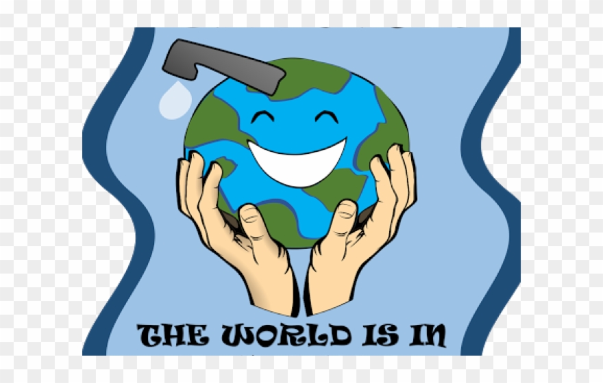 Liquid Clipart Water Wise - Save Water Cartoon Poster - Png Download