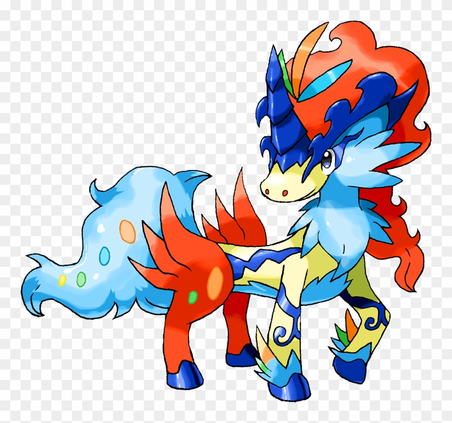 24,428,000 Exp - Mega Evolution Pokemon Keldeo Clipart