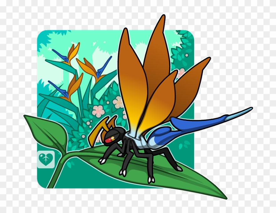 Popular Images - Bird Of Paradise Fakemon Clipart