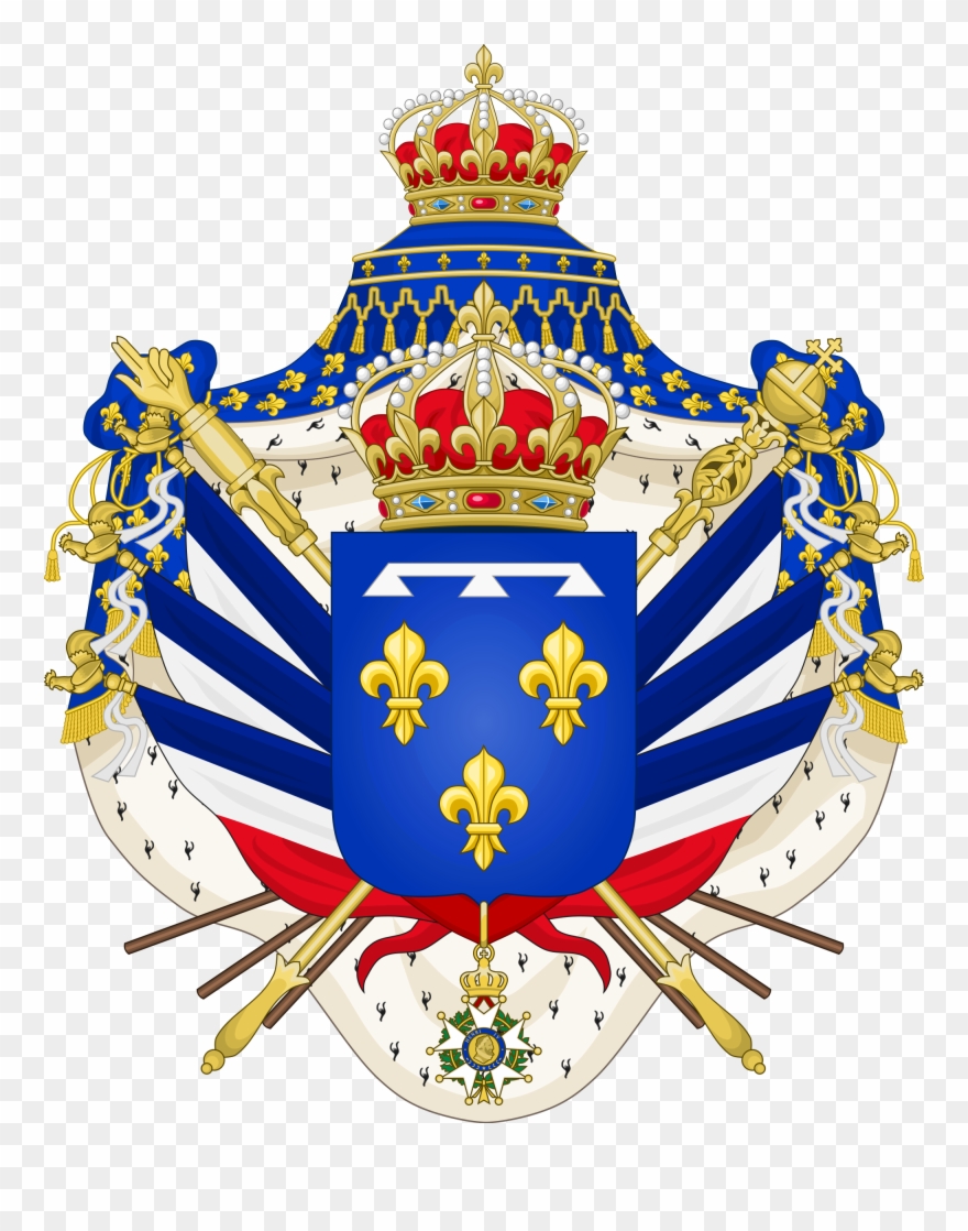 Coat Of Arms Of Louis-philippe Of The Orleanist Cadet - House Of Orleans Coat Of Arms Clipart