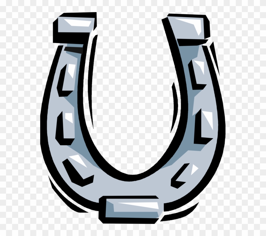 Vector Illustration Of Lucky Horseshoe Good Luck Protective - Hufeisen Png Clipart