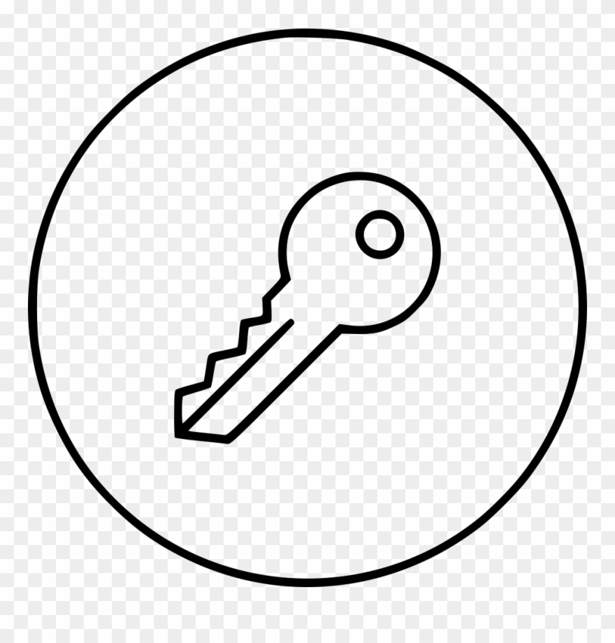 Padlock Drawing Easy Clipart Download - Key Drawing Easy - Png Download
