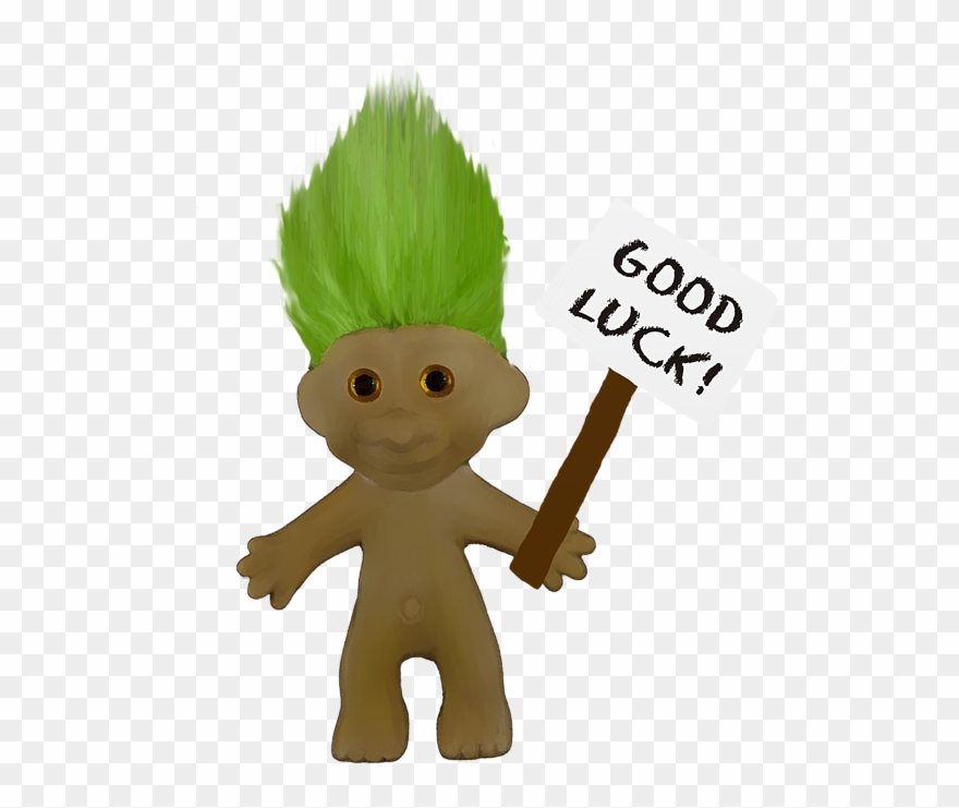 Art Good Luck Troll By Priscilla Wolfe - Science Fair Project Display Clipart