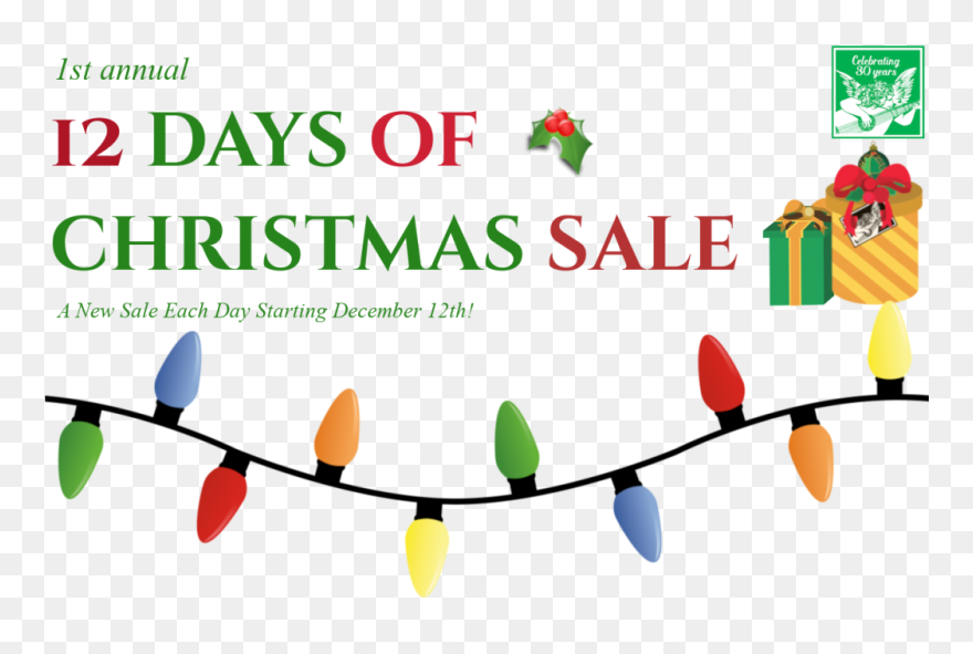 Mccutcheon Music Is A Family-friendly Music Store Owned - Clip Art Christmas Lights - Png Download