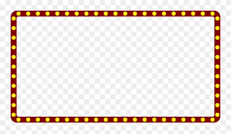 Marquee Light Page Borders Clipart