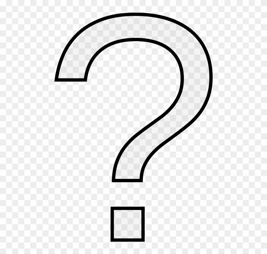 Question Mark Png - Белый Знак Вопроса Png Clipart