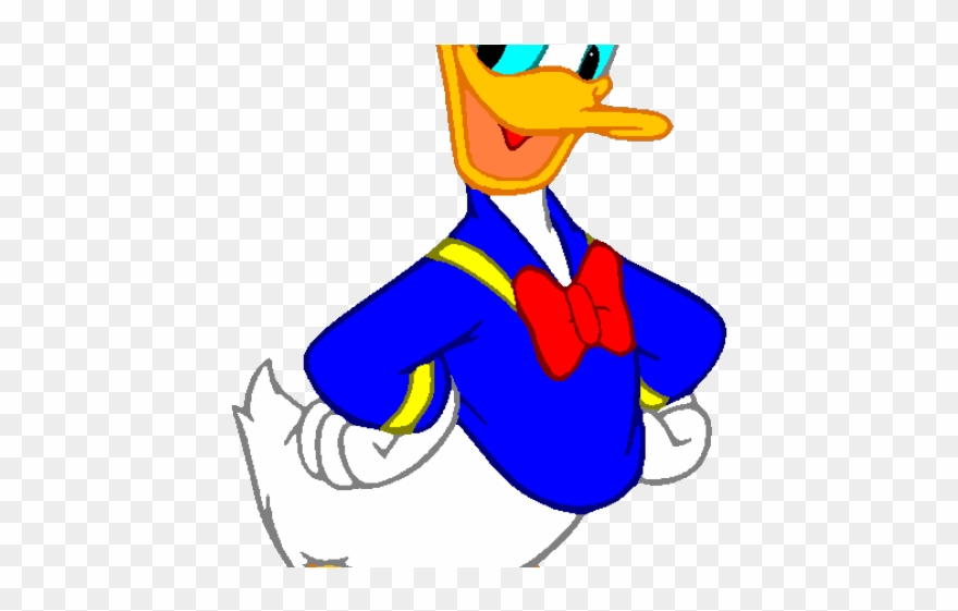Donald Duck Clipart Cross Arm - Donald Duck - Png Download