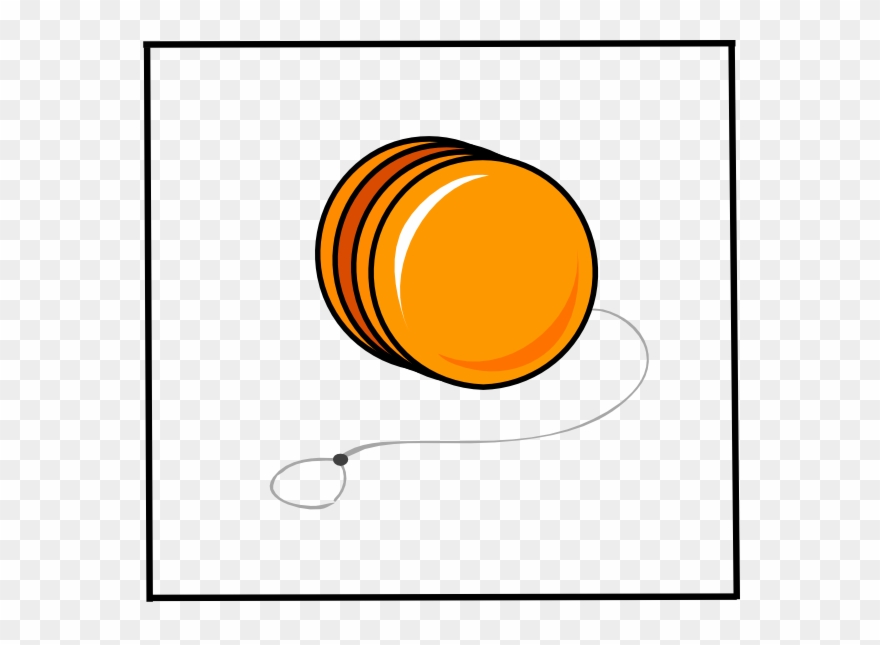 Yoyo Clip Art At Clkercom Vector Online Royalty Free - Orange Yo Yo - Png Download