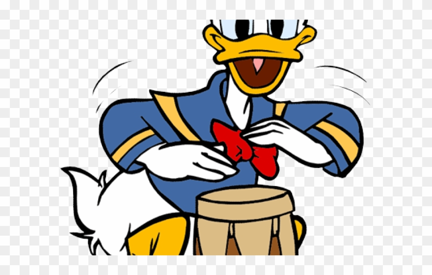 Donald Duck Clipart Disney Music - Donald Duck - Png Download